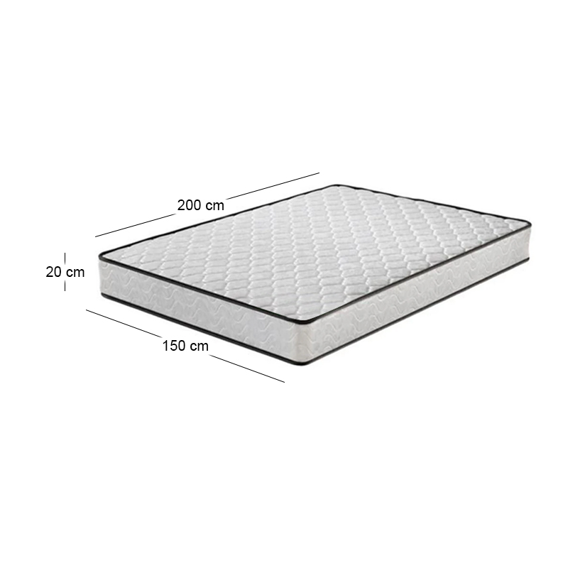 MATTRESS Pocket Spring 150x200/20cm 2-side (Roll Pack)