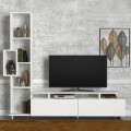 Σύνθεση τηλεόρασης Tulip Megapap χρώμα λευκό 160x29,5x160εκ.