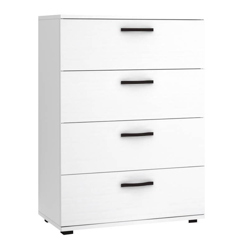 Velika Megapap melamine dresser in white color 73x44x96cm.