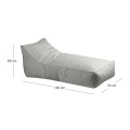 TACO Lounge Bean Bag Grey 100% waterproof