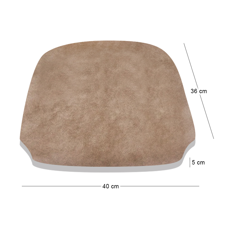 Seat (for Chair 1212), Suede Beige Fabric