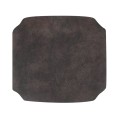 Seat (for Bar Stool 42), Suede Anthracite Fabric