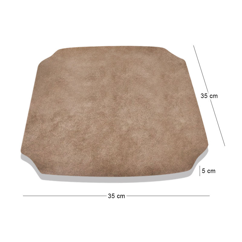 Seat (for Bar Stool 42), Suede Beige Fabric