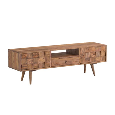 TEKA-W TV Board 140x35x45 Acacia Natural Finish
