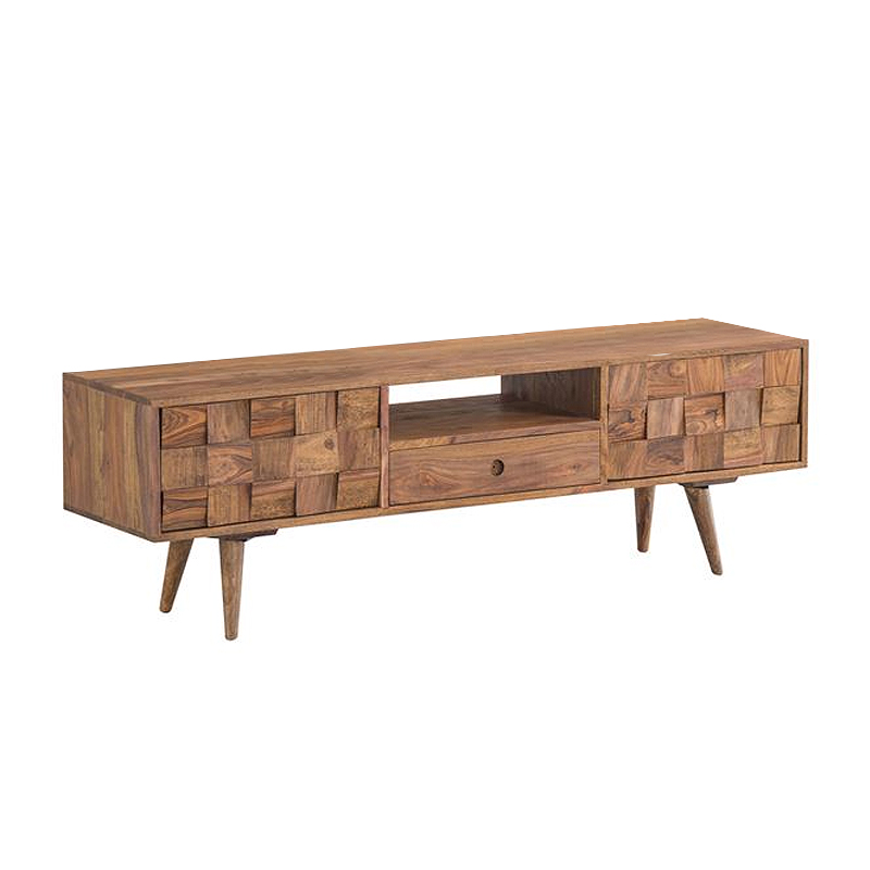 TEKA-W TV Board 140x35x45 Acacia Natural Finish