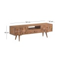 TEKA-W TV Board 140x35x45 Acacia Natural Finish