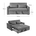 TEMPO-W Sofabed Fabric Grey