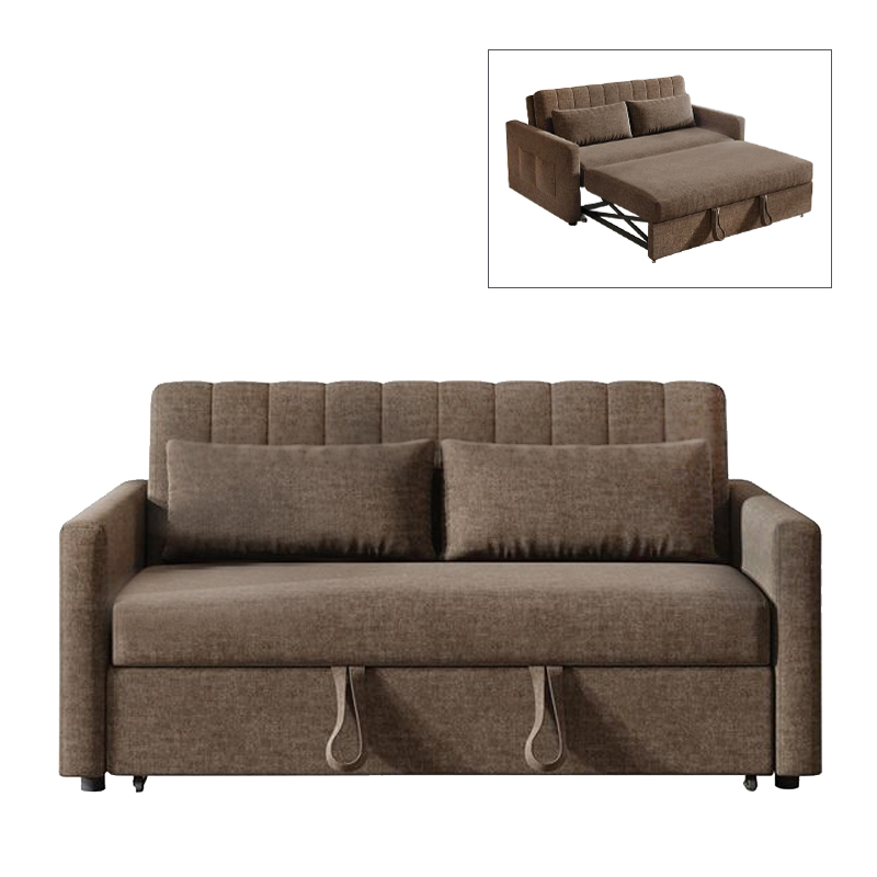 TEMPO-W Sofabed Fabric Brown