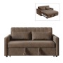 TEMPO-W Sofabed Fabric Brown