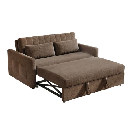 TEMPO-W Sofabed Fabric Brown