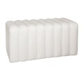 TOGO Stool Teddy Cream Fabric 80x40x41cm