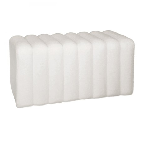 TOGO Stool Teddy Cream Fabric 80x40x41cm