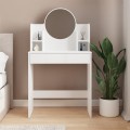 Idis Megapap melamine dressing table in white color 74.8x34.8x135cm.