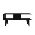 Andros Megapap melamine coffee table in sencron black color 90x54x39,6cm.