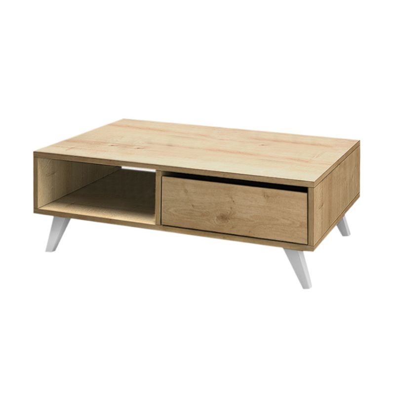 Aster Megapap melamine coffee table in sonoma color 120x56x40cm.