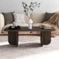 Becaj Megapap melamine coffee table in walnut color 120x60x41.4cm.