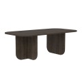 Becaj Megapap melamine coffee table in walnut color 120x60x41.4cm.