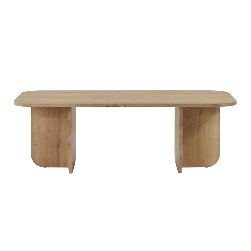 Τραπεζάκι σαλονιού Becaj Megapap χρώμα sapphire oak 120x60x41,4εκ.