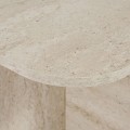 Becaj Megapap melamine coffee table in travertine color 120x60x41.4cm.