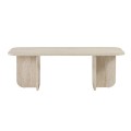 Becaj Megapap melamine coffee table in travertine color 120x60x41.4cm.