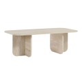 Becaj Megapap melamine coffee table in travertine color 120x60x41.4cm.