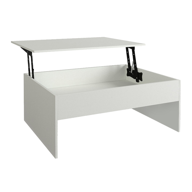 Devon Megapap coffee table with melamine polymorphic in white color 110x60x44,8cm.