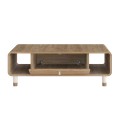 Doro Megapap melamine coffee table in sepet oak color 100x60x34.6cm.