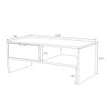 Galaxy Megapap melamine coffee table in oak color 100x50x42cm.