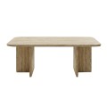 Hillary Megapap melamine coffee table in travertine color 100x60x41.8cm.