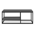 Kane Megapap metal - melamine coffe table in anthracite color 106x50x42cm.