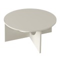Lemmar Megapap melamine coffee table in sandstone color Ø75x36.8cm.