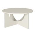 Lemmar Megapap melamine coffee table in sandstone color Ø75x36.8cm.