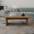 Loana Megapap melamine coffee table in walnut Ud color 120x70x40cm.