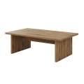 Loana Megapap melamine coffee table in walnut Ud color 120x70x40cm.