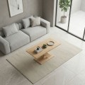 Marcello Megapap melamine coffee table in oak color 110x55x48cm.