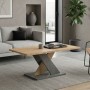 Marcello Megapap melamine coffee table in sonoma - anthracite color 110x55x47cm.
