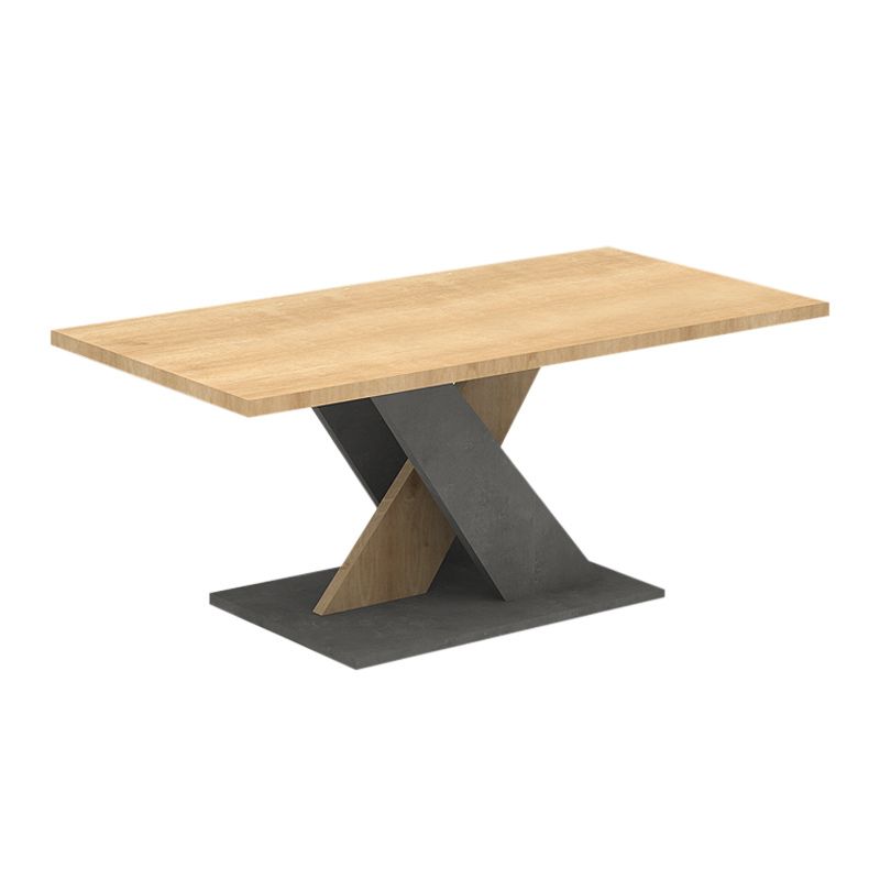 Marcello Megapap melamine coffee table in sonoma - anthracite color 110x55x48cm.