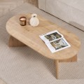 Melina Megapap melamine coffee table in sapphire oak color 120x60x40cm.
