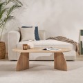 Melina Megapap melamine coffee table in sapphire oak color 120x60x40cm.