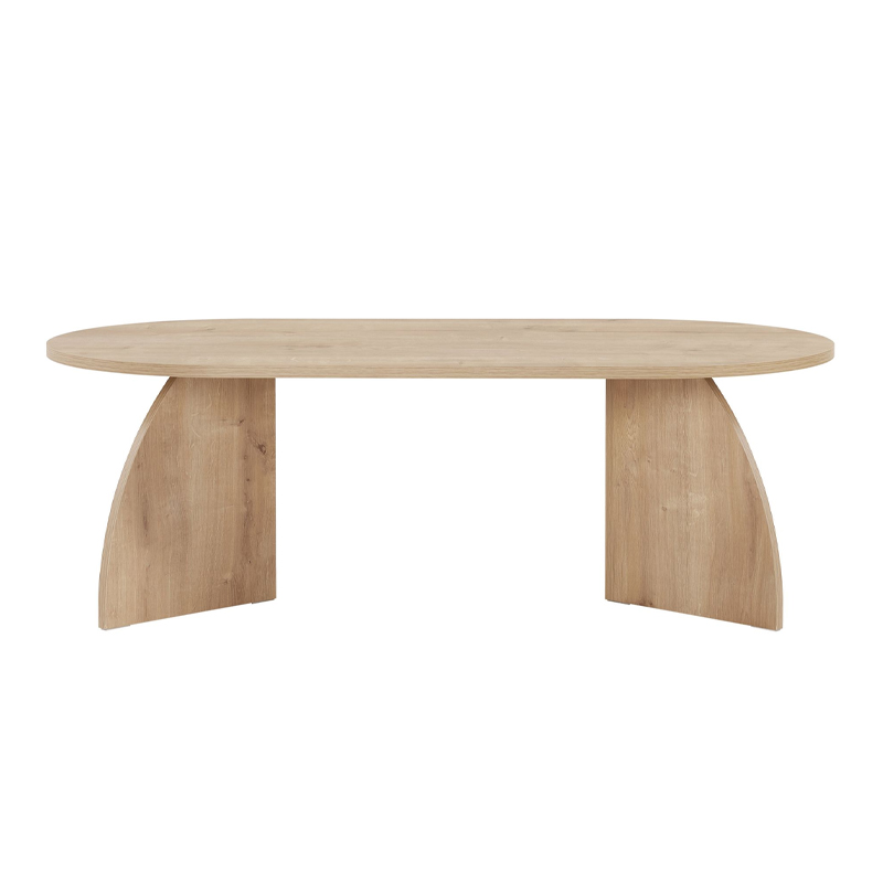 Melina Megapap melamine coffee table in sapphire oak color 120x60x40cm.