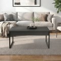 Orontes Megapap melamine coffee table in anthracite color 90x56.6x40cm.