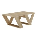 Pipra Megapap melamine coffee table in sapphire oak color 110x60x40cm.