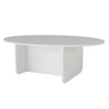 Ravey Megapap melamine coffee table in white color 120x60x39.8cm.