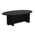 Ravey Megapap melamine coffee table in sencron black color 120x60x39.8cm.