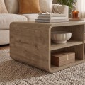 Rovel Megapap melamine coffee table in sepet oak color 80.3x50x32.5cm.