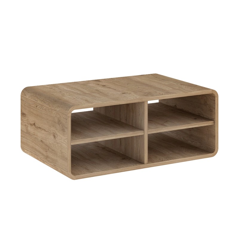 Rovel Megapap melamine coffee table in sepet oak color 80.3x50x32.5cm.
