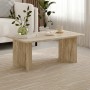 Sam Megapap melamine coffee table in travertine color 100x60x41.8cm.