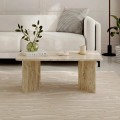 Sam Megapap melamine coffee table in travertine color 100x60x41.8cm.
