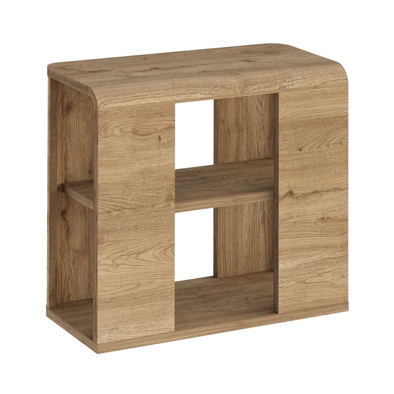 Τραπεζάκι βοηθητικό Colia Megapap χρώμα sepet oak 58x25x50εκ.