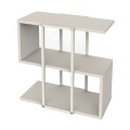 Homia Megapap melamine side table in sandstone color 56x25x56.5cm.